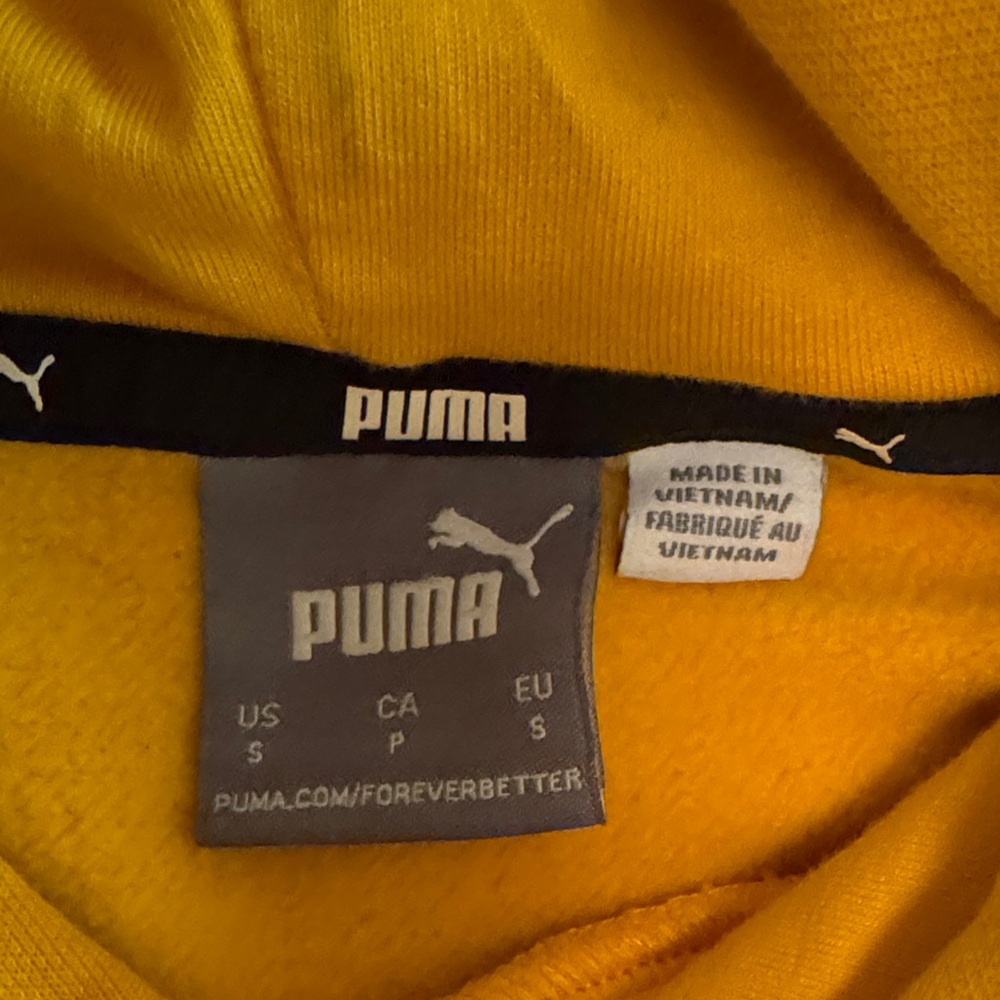 PUMA Men's Mustard Hoodie - Picture 5 of 5